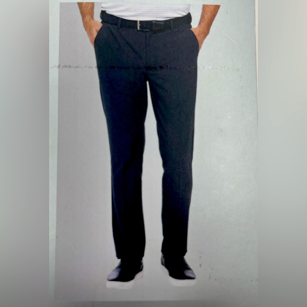 Greg Norman Performance Stretch Classic Pants in Black NWT